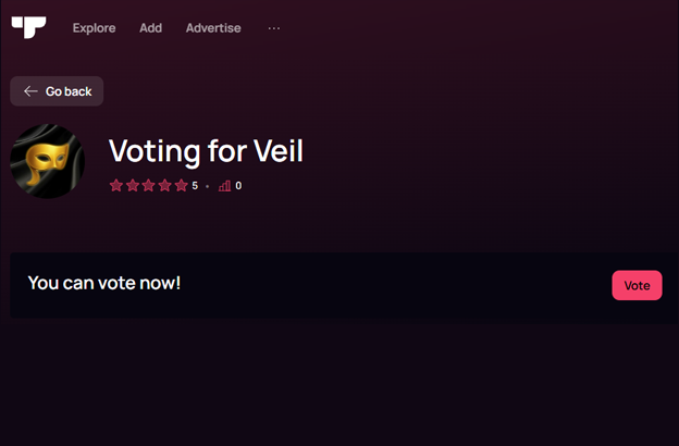 top.gg vote page screenshot